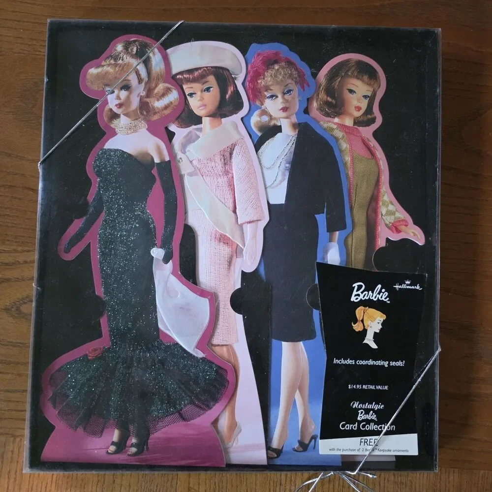 2003 Hallmark Nostalgic Barbie Mattel Card Collection New in Box Vintage
